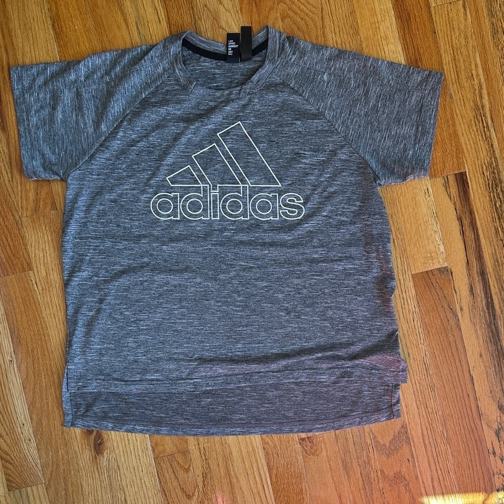 Adidas Heather Gray Tee